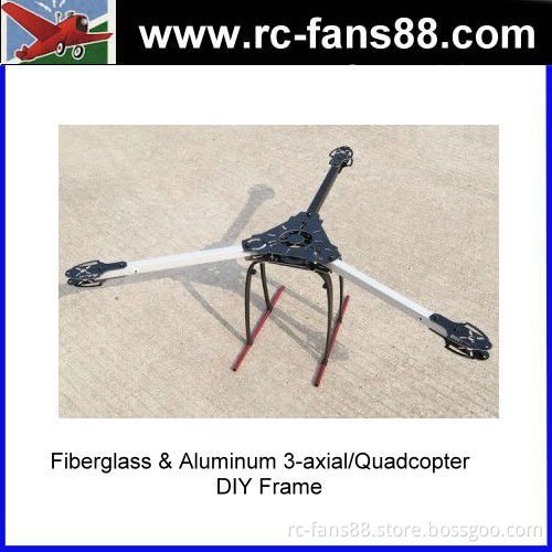 Fiberglass & Aluminum 3-axial/Quadcopter DIY Frame With high stents